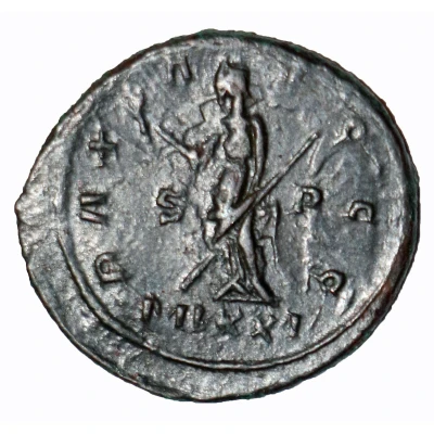 Antoninianus - Diocletian struck under Carausius; PAX; Londinium back