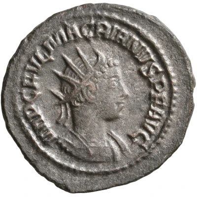 Antoninianus - Macrianus Minor MARTI PROPVGNATORI; Antioch front