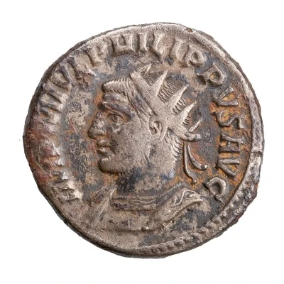 Antoninianus - Philippus I AEQVITAS AVGG; Aequitas front