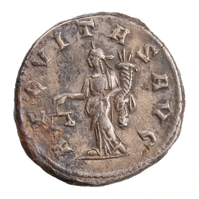 Antoninianus - Philippus I AEQVITAS AVGG; Aequitas back