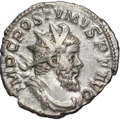 Antoninianus - Postumus P M TR P COS II P P front