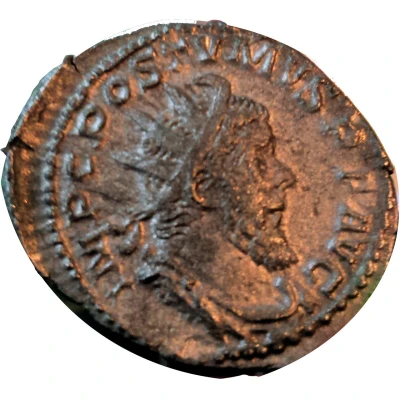 Antoninianus - Postumus P M TR P COS II PP front