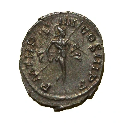 Antoninianus - Postumus P M TR P IIII COS III P P back