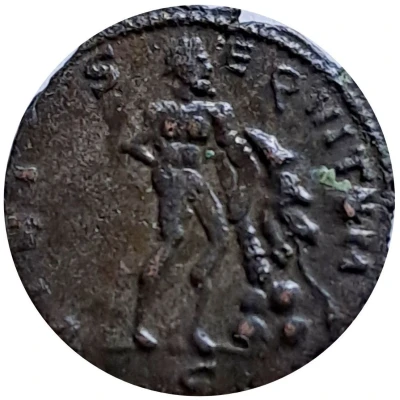 Antoninianus - Postumus VIRTVS EQVITVM; Mediolanum back