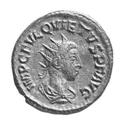 Antoninianus - Quietus IOVI CONSERVATORI; Antioch front