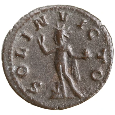 Antoninianus - Quietus SOLI INVICTO; Antioch back