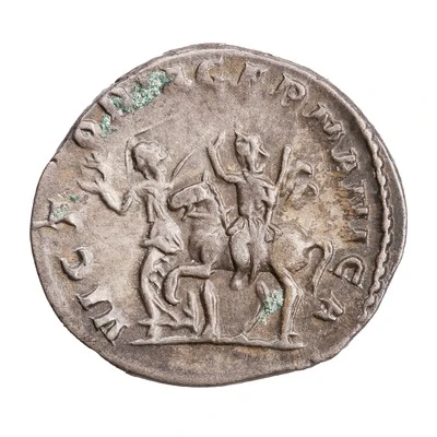Antoninianus - Trajan Decius AEQVITAS AVGG; Aequitas back