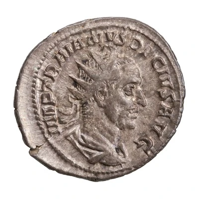 Antoninianus - Trajan Decius PAX AETERNA; Pax front