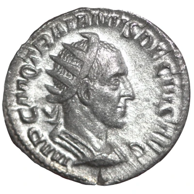 Antoninianus - Trajan Decius VICTORIA AVG; Victory front