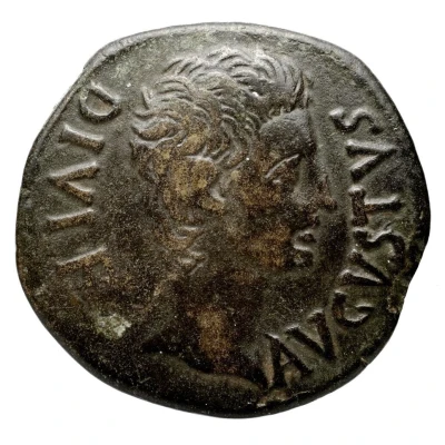 As - Augustus BILBILIS 27 BC - 14 AD front