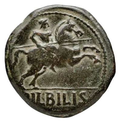 As - Augustus BILBILIS 27 BC - 14 AD back