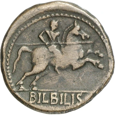 As - Augustus BILBILIS 27 BC - 14 AD back