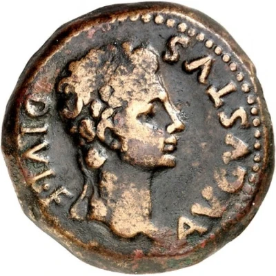 As - Augustus C I G ACCI L I II 27 BC - 14 AD front