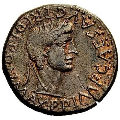 As - Augustus C L CAES C V T AVG F 2 BC - 14 AD front