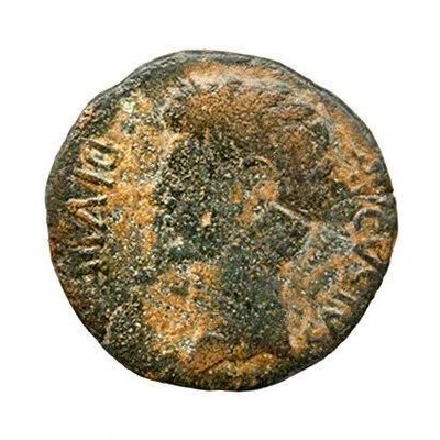 As - Augustus CAESARAVGVSTA C ALSANO T CERVIO II VIR 27 BC - 14 AD front