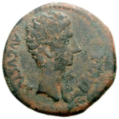 As - Augustus CAESARAVGVSTA Q LVTAT M FABIO II VIR 27 BC - 14 AD front