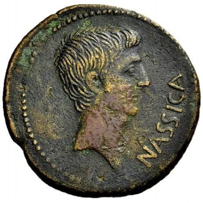 As - Augustus CALAGVRRI IVLIA 29 BC - 14 AD front