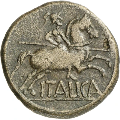 As - Augustus ITALICA 27 BC - 14 AD back