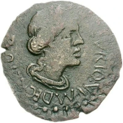 As - Augustus NVS IIIIVIR; Cirta 27 BC - 14 AD front