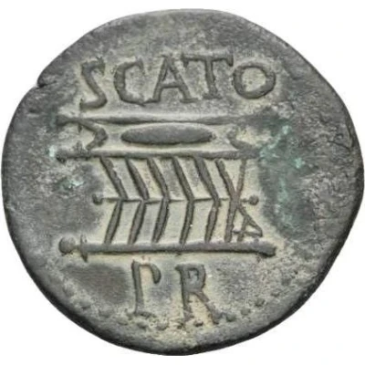 As - Augustus SCATO PR 20 BC - 12 BC back