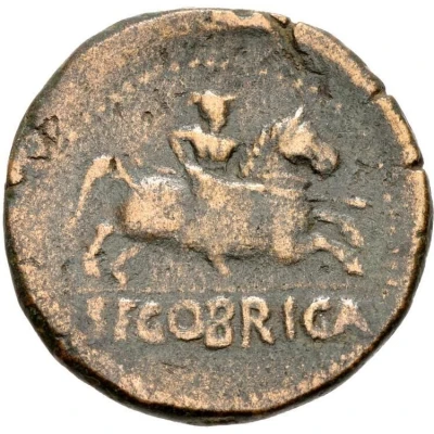 As - Augustus SEGOBRIGA 27 BC - 14 AD back