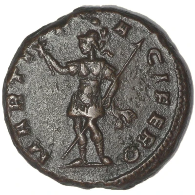 As - Claudius II Gothicus MARTI PACIFERO; Mars back
