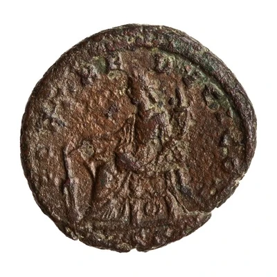 As - Clodius Albinus FORT REDVCI COS II S C; Fortuna back