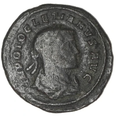 As - Diocletianus IOVI CONSERVATORI AVGG; Jupiter; Rome front