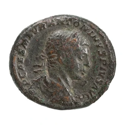 As - Elagabalus FIDES EXERCITVS S C; Fides front