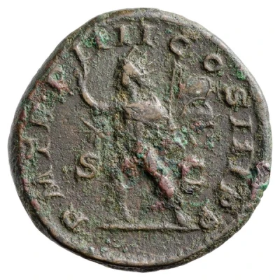As - Elagabalus P M TR P IIII COS III P P S C; Sol back