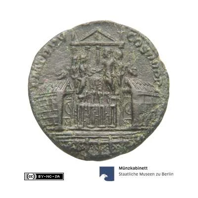 As - Elagabalus P M TR P V COS IIII P P S C back