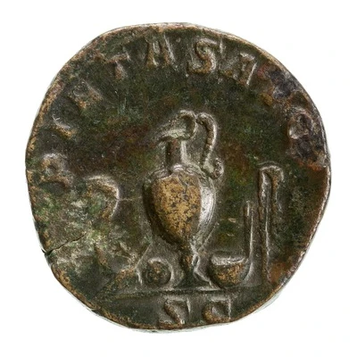 As - Gaius Julius Verus Maximus PIETAS AVG S C back