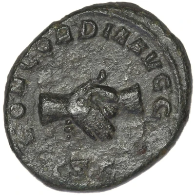 As - Gallienus CONCORDIA AVGG S C back