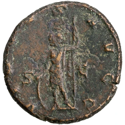 As - Gallienus VIRTVS AVGG S C back