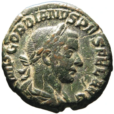As - Gordian III FELICIT TEMPOR S C; Felicitas front