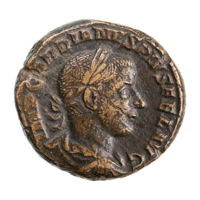 As - Gordian III IOVI STATORI S C; Jupiter front