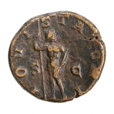 As - Gordian III IOVI STATORI S C; Jupiter back