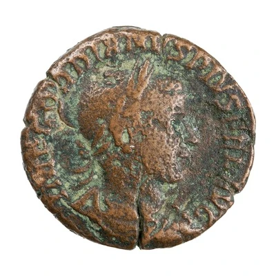 As - Gordian III IOVIS STATOR S C; Jupiter front