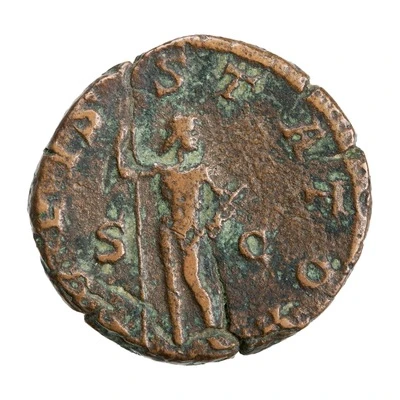 As - Gordian III IOVIS STATOR S C; Jupiter back