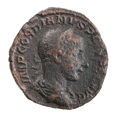 As - Gordian III LIBERALITAS AVG III S C; Liberalitas front