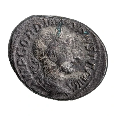 As - Gordian III PONTIFEX MAX TR P III COS P P S C front