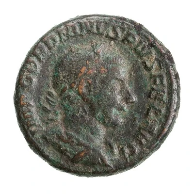 As - Gordian III VICTORIA AETERNA S C; Victory front