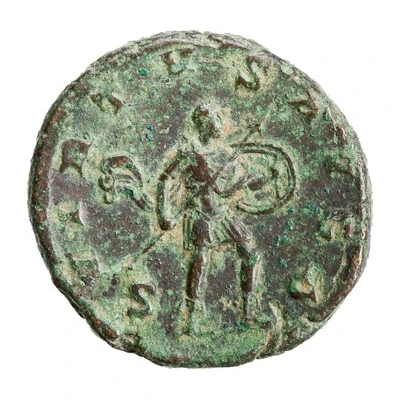 As - Gordian III VIRTVS AVG S C back
