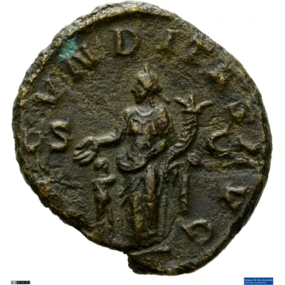 As - Herennia Etruscilla FECVNDITAS AVG S C; Fecunditas back