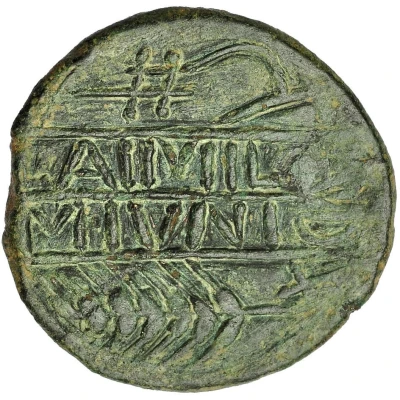 As L. AIMIL/M.IVNI 133 BC - 101 BC back