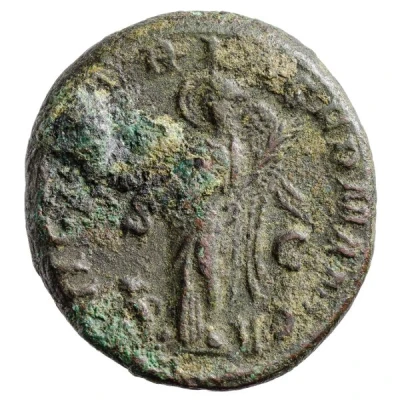 As - Maximinus Thrax VICTORIA GERMANICA S C; Victory back