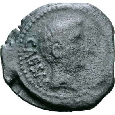 As - Octavian CAESAR; Narbo 40 BC front