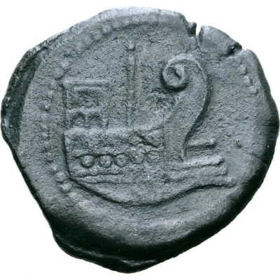 As - Octavian CAESAR; Narbo 40 BC back