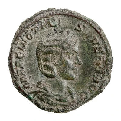 As - Otacilia Severa PIETAS AVG S C; Pietas front
