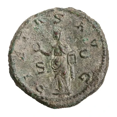 As - Otacilia Severa PIETAS AVG S C; Pietas back